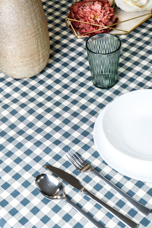 Mantel Cuadro Vichy Azul