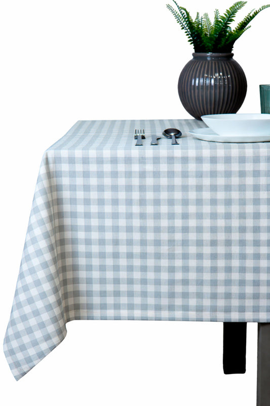 Mantel Cuadro Vichy Gris