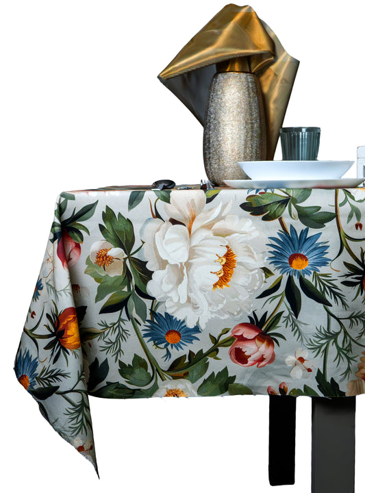Mantel Loneta Estampado Algodón Botánico