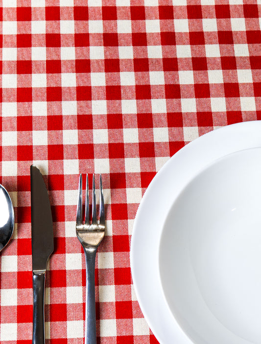 Mantel Cuadro Vichy Rojo